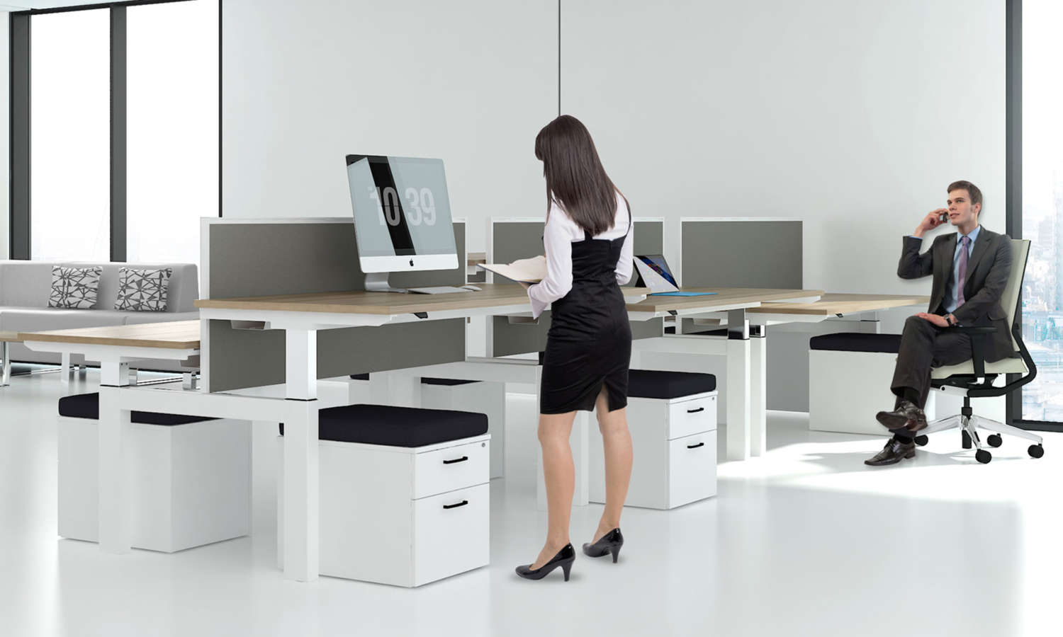 Making it easier to sit or stand at work (with Revit) - Crestline