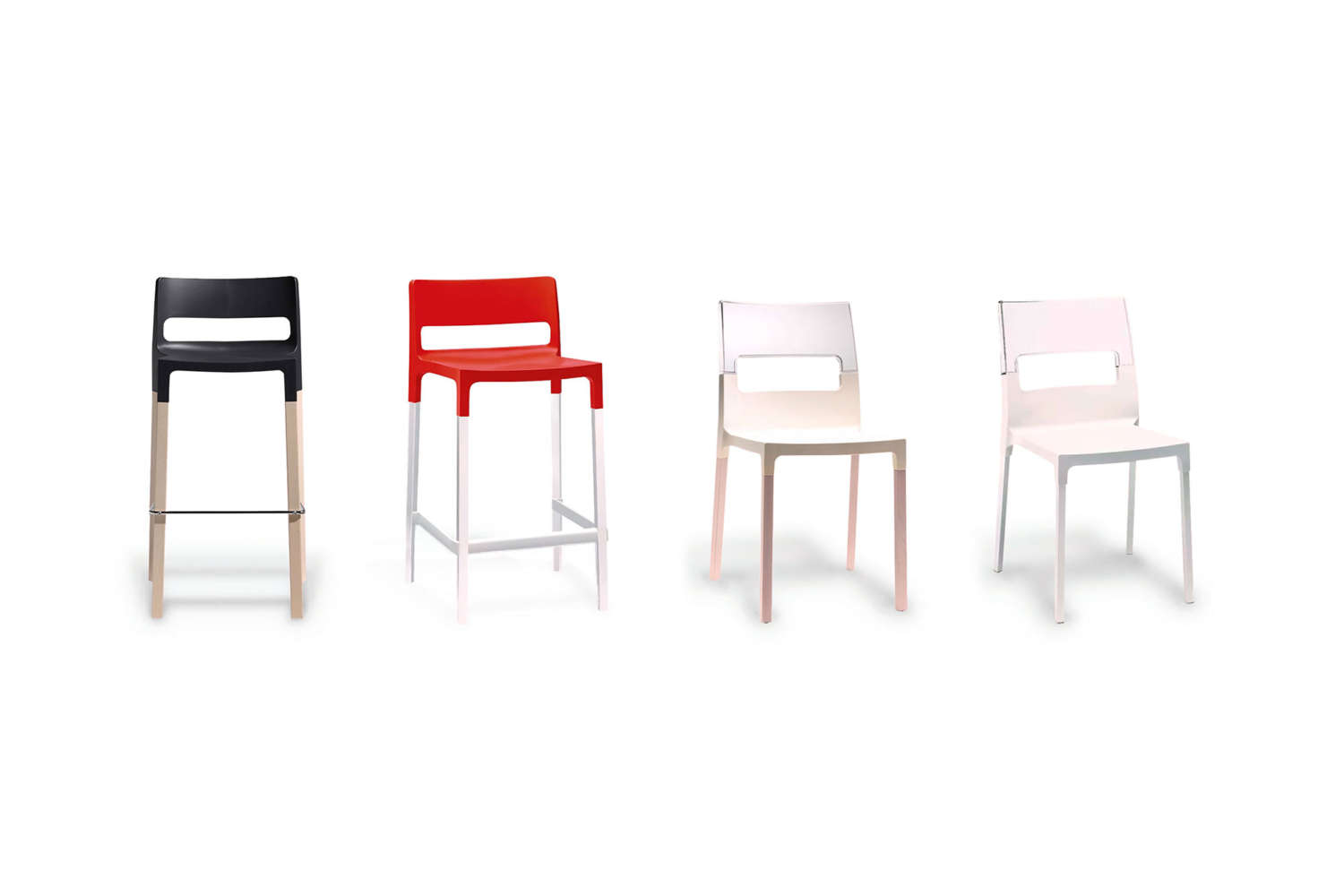 Commercial dining chairs for offices and restaurants by Divani