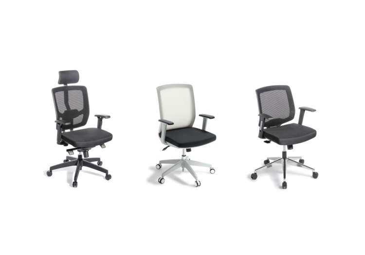 Modern workspace commercial armchairs by Media